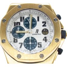 Mens Audemars Piguet Watch Royal Oak Offshore 18K Yellow Gold