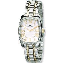 Mens Charles Hubert IP-plated Stainless Steel White Dial 32x36mm Watch