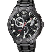 Mens Citizen Ecodrive Calibre 8700 Watch Stainless Steel W/black Ion(bl8097-52e)