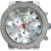 Mens Diamond Joe Rodeo Broadway Watch JRBR10 Round Cut H Color 5.00ct