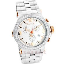 Mens Joe Rodeo Diamond Watch 3.25ct Phantom