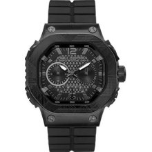 Men's Marc Ecko The Tractor Black Silicone Watch E17503g1