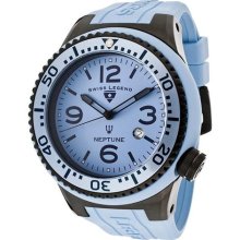 Men's Neptune Baby Blue Dial Baby Blue Silicone ...