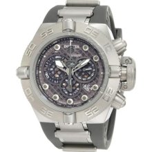 Men's Stainless Steel Subaqua Noma IV Diver Gray Dial Chronograph Rubb