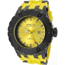 Men's Subaqua/Reserve GMT Yellow Dial Yellow Polyurethane ...