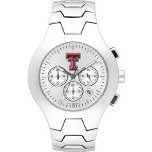 Mens Texas Tech University Red Raiders Watch - Stainless Steel Hall-Of-Fame