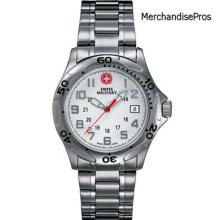 Men's Wenger Swiss Army Military 'regiment' Stainless Steel Watch $225 Msrp