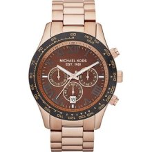 Michael Kors Chronograph Layton Rose Gold Mens Watch Mk8247