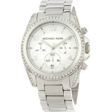 Michael Kors Mk5165 Quartz Silver Dial With Stainless Steel Band Womens Watch