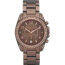 Michael Kors Mk5493 Blair Bronze Tone Stainless Steel Bracelet Lady Watch
