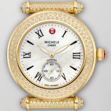 Michele Caber Pave Diamond Watch Head, Gold