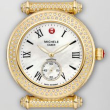 Michele Caber Pave Diamond Watch Head, Gold