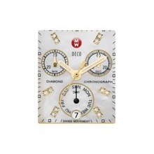 MICHELE Signature Deco Gold, Diamond Dial Safari Patent