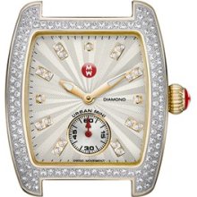 MICHELE 'Urban Mini Diamond' Diamond Dial Two Tone Watch Case