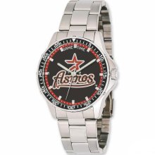 MLB Baseball Watches - Men's Houston Astros Stainless Steel MLB Watch