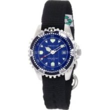 Momentum Womens 1M-DV01U8B M1 Blue Dial Black Re-Ply Nylon Dive