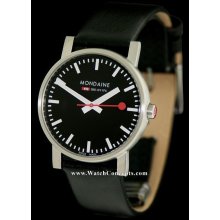 Mondaine Railways Watch wrist watches: Swiss Railway Watch Black a658.