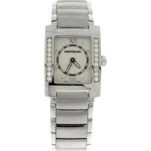 Montblanc Profile Stainless Steel Diamond Woman's Quartz Watch