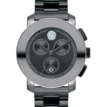 Movado Bold Chronograph Grey Ip Stainless Steel Unisex Watch 3600143
