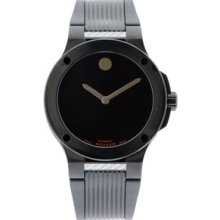 Movado SE Extreme Black Rubber Automatic Mens Watch 0606492