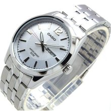 Mtp-1335d-7a Mtp1335d Casio Quartz Analog Men's Sports Day Date White Dial Watch