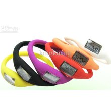 Multi-color Silicone Wristwatch Silicone Watch Electronic Unisex Wri
