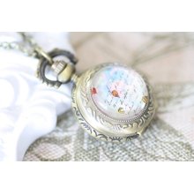 My Little Epoch Adventure 15 Necklace - Elegant, Exquisite, Beautiful Everyday Pocket Watch Necklace. Sweet Heirloom Quality Gift.