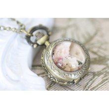 My Little Epoch Adventure 04 Necklace - Elegant, Exquisite, Beautiful Everyday Pocket Watch Necklace. Sweet Heirloom Quality Gift.