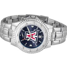 NCAA University of Arizona Mens Stainless Watch COMPM-A-AZW - DEALER