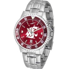 NCAA Washington State University Mens Stainless Watch COMPM-AC-WSC - DEALER