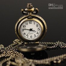 New Chain Pendant Quartz Necklace Ladies Pocket Watch Cool