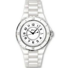 New High Tech Ceramic Unisex Watch W/ White Dial