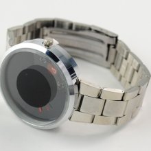 New Men's Quarz Stainless Steel Creative Analog Dial Indicators Wrist