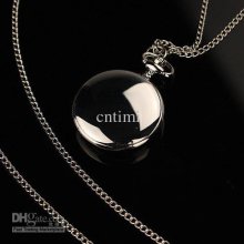 New Necklace White Dial Ladies Mens Pocket Watch Chain Freeship