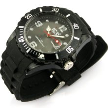 NEW Stylish Silicone Jelly Quartz Calendar Unisex Wrist Watch