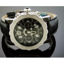 New Techno Watch 16 Diamonds Stainless steel 47MM Watch