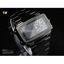 New Weide Quartz Analog Digital Led Alarm S/steel Sport Watch Mens W