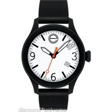 Newesq Movado Watch, Unisex Swiss Esq One Black Silicone Strap 43mm 07301437