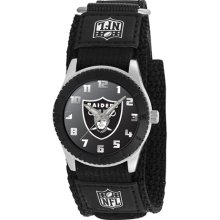 NFL Oakland Raiders Rookie Black Sports Watch