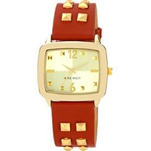 Nine West Women's Luggage Strap Honey Watch Women's