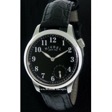 Nivrel Hand Winding wrist watches: Black Dial Manual Wind 320.001 aase