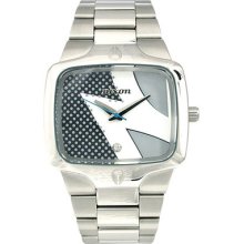 Nixon Player A140935 A140 935 White Black Graphic Diamond Men's Watch