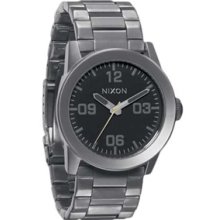 Nixon Private SS All Gunmetal Black Watch - Gunmetal regular