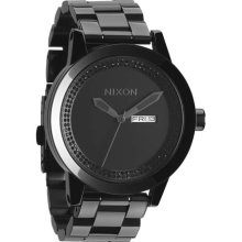 Nixon Women's Spur Black/Black Crystal Watch