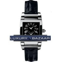 No Uno Dual Time (Steel / Black / Leather)