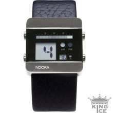 Nooka V-Series Zoo BK Quartz Leather Band Watch
