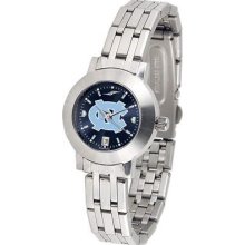 North Carolina Tarheels Women's Modern Stainless Steel Watch