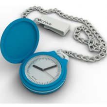 OCHV07 O clock O Chive Light Blue Pocket Watch
