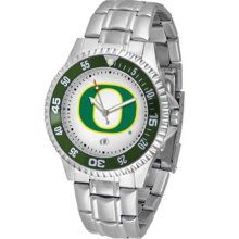 Oregon Ducks UO Mens Steel Bandwrist Watch