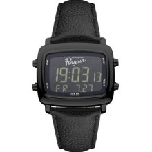 Original Penguin Op 5017 Bk Tony Black Digital Dial Black Stainless Watch